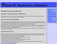 Tablet Screenshot of judo.svstadtwerkemuenchen.de